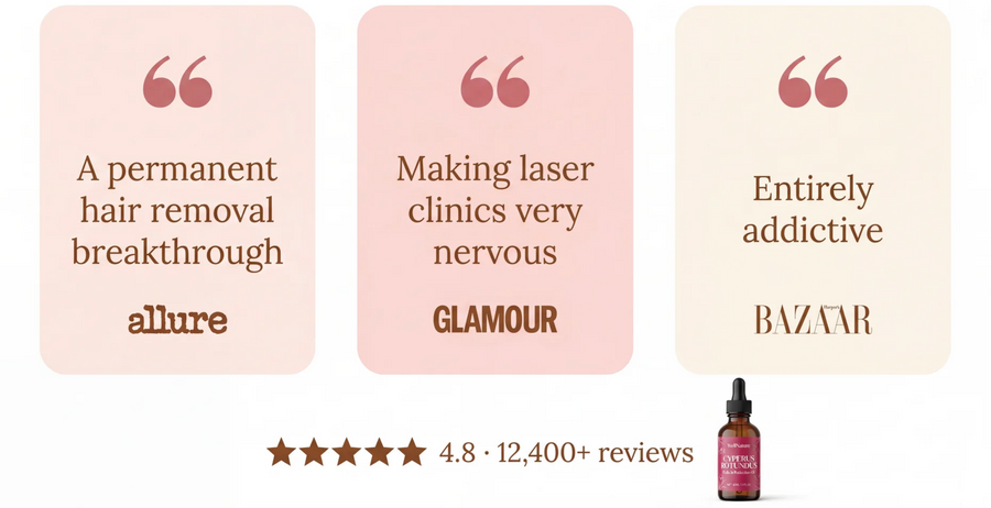 As featured in Allure, Glamour, and Bazaar