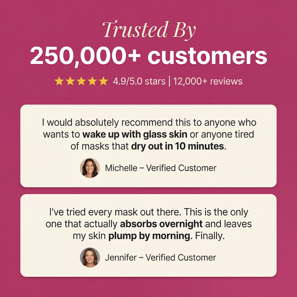 The Original Overnight Deep Collagen Mask™️ - WellNature