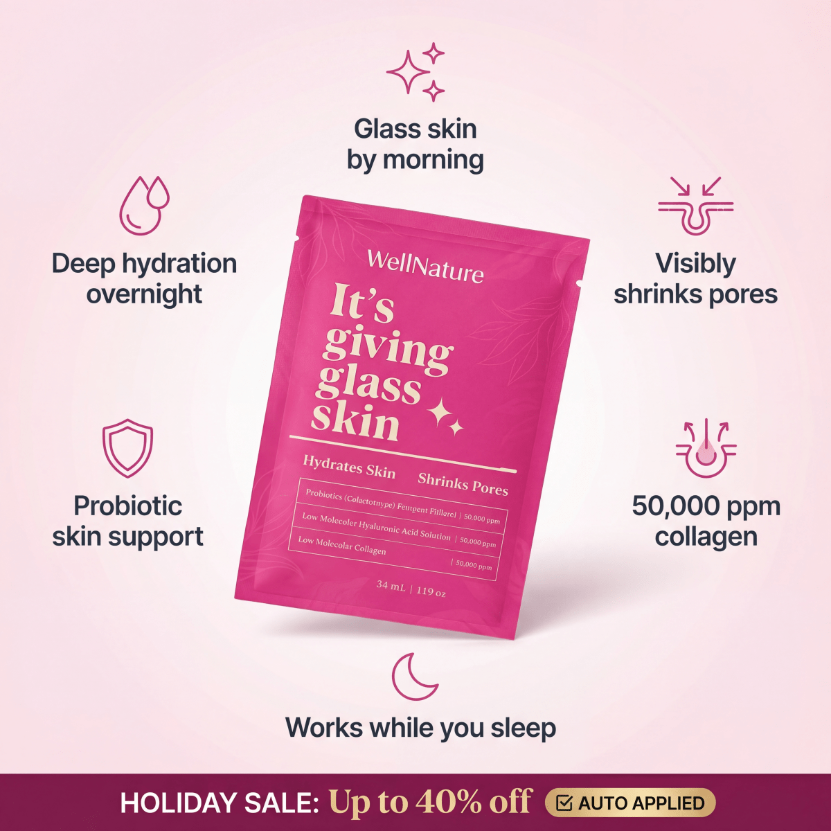The Original Overnight Deep Collagen Mask™️ - WellNature