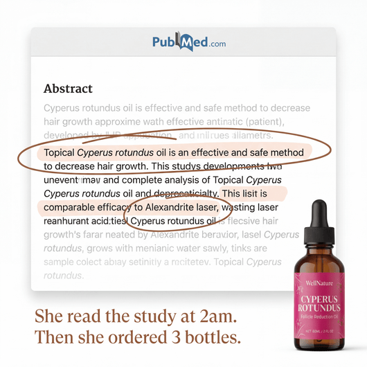 Real customer with Cyperus Root Elixir
